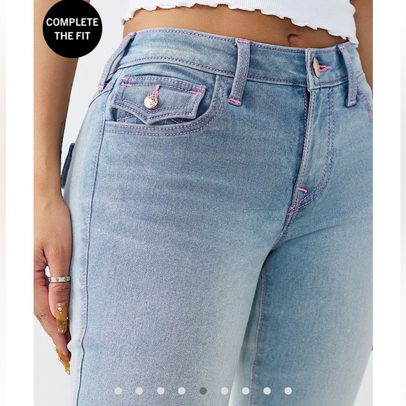 NWT True Religion Becca mid rise bootcut jeans - Picture 11 of 12
